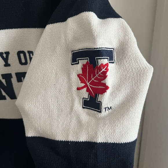 University of Toronto Navy and White Knit Sweater- Unisex - Picture 5 of 5